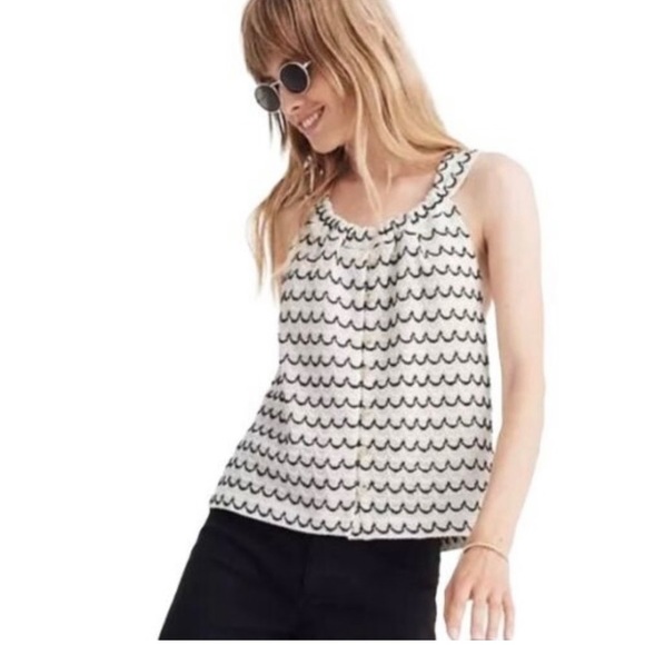 Madewell Tops - Madewell Texture & Thread Swing Tank XS